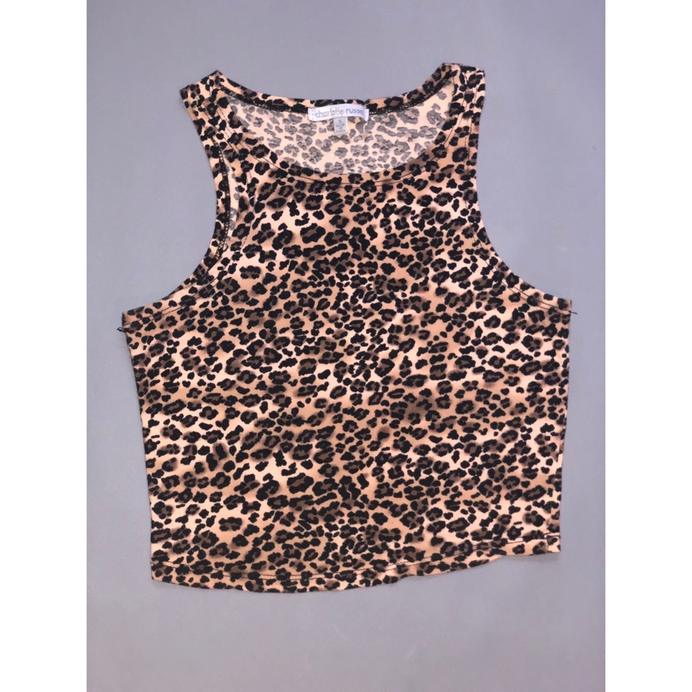 CHEETAH PRINT CROP TOP